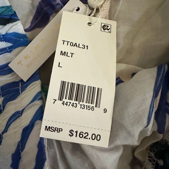 NWT Trina Turk treasure cover swim cover up pants large - Picture 3 of 12